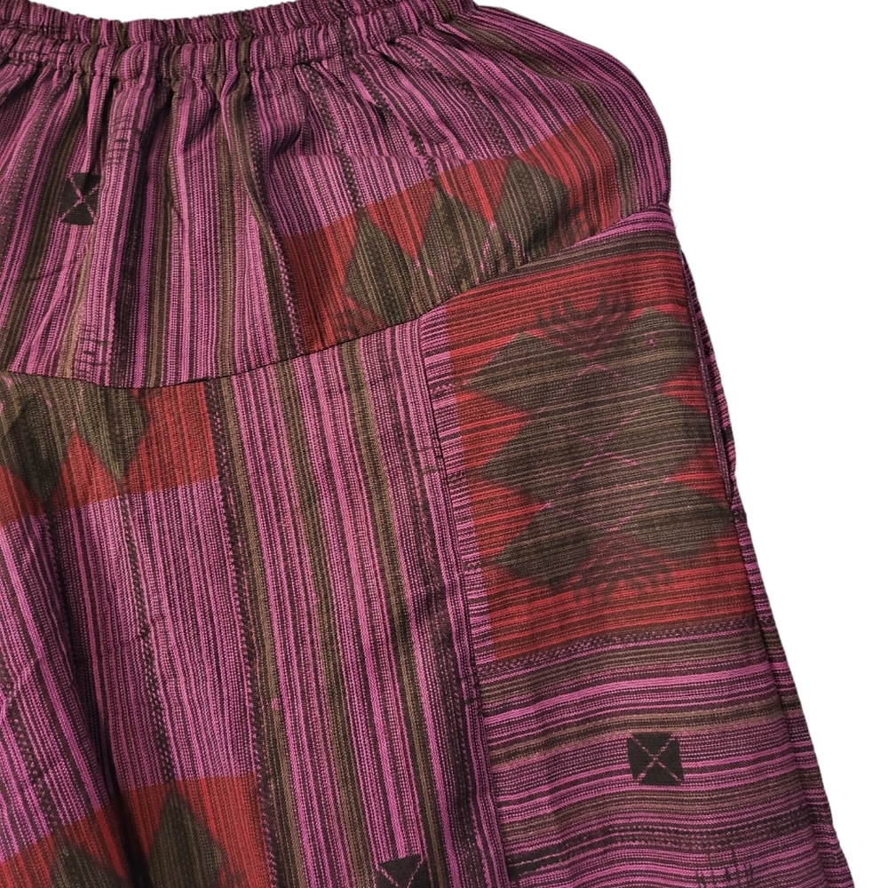 Unisex MultiStripe Harem Style Trouser Pant One Size Fit all.100% Cotton - Picture 4 of 10